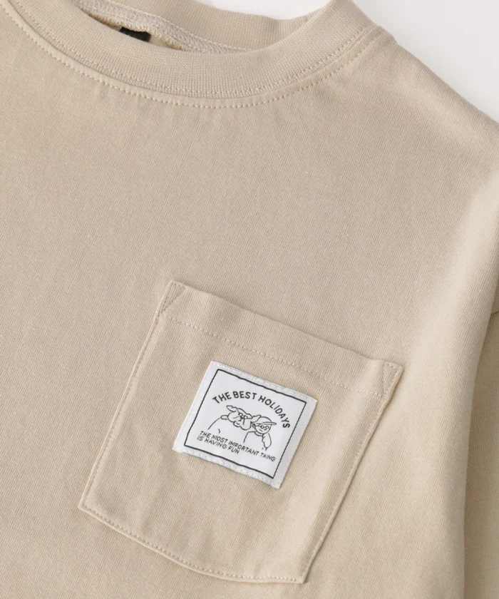 セール★890円→590円 ネームポケット長袖Tシャツ キッズ メール便不可 - Image 15