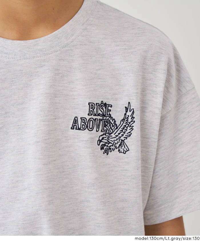 ワンポイント刺繍半袖Tシャツ キッズ メール便可 - Image 6