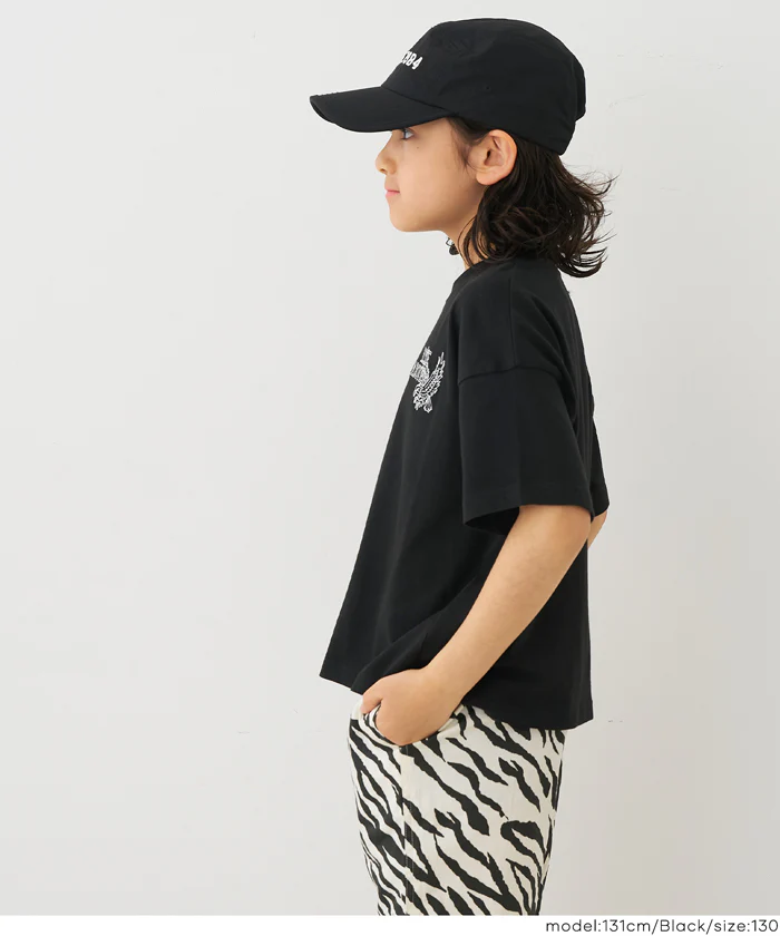 ワンポイント刺繍半袖Tシャツ キッズ メール便可 - Image 8