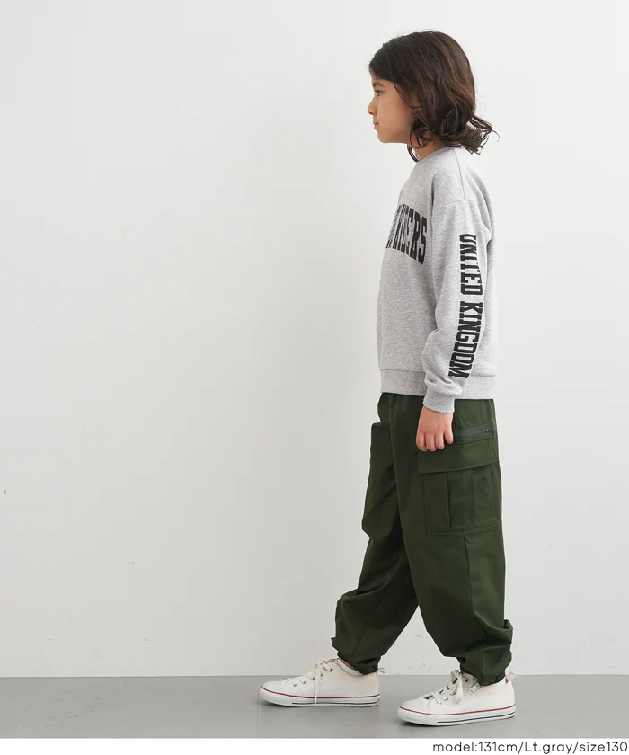 ロゴプリントスウェットトップス キッズ メール便不可 - Image 6