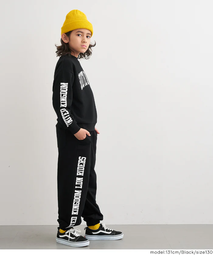 ロゴラインスウェットジョガーパンツ キッズ メール便不可 - Image 9