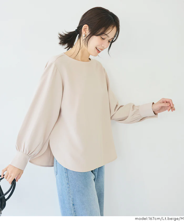 バックゴールドジップノーカラーブラウス レディース メール便不可 - Image 11