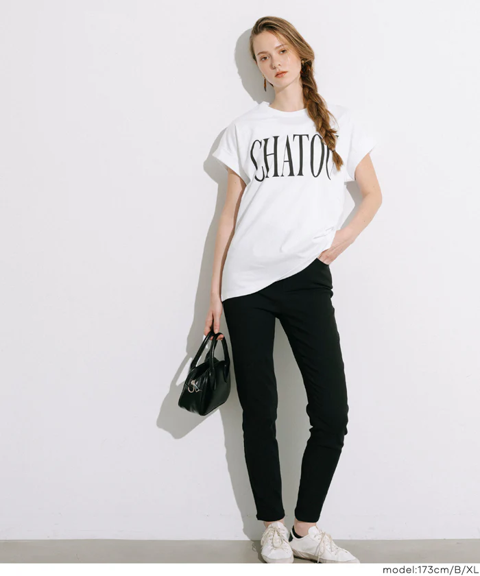 フレンチスリーブプリントTシャツ レディース メール便不可 - Image 10