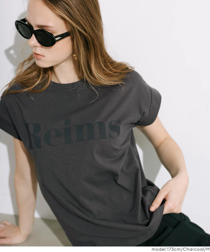 フレンチスリーブプリントTシャツ レディース メール便不可 - Image 9