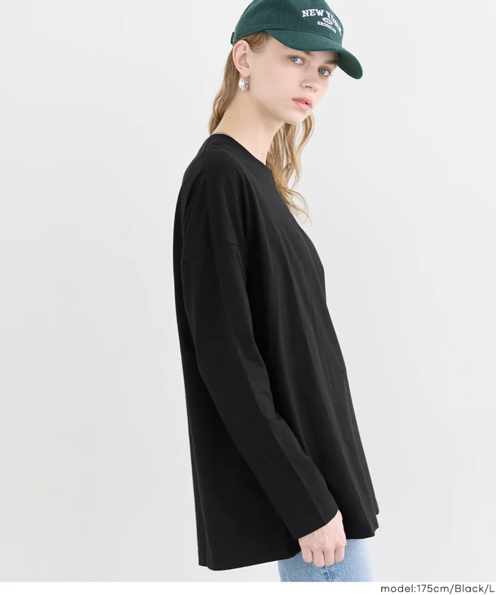 コットンロングTシャツ レディース メール便不可 - Image 15