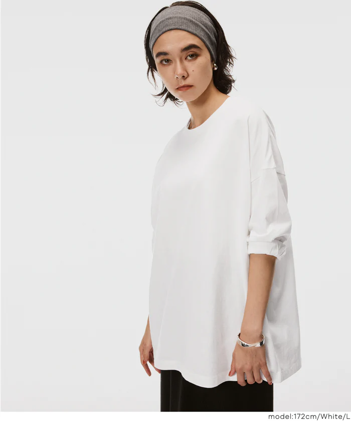 コットンロングTシャツ レディース メール便不可 - Image 5