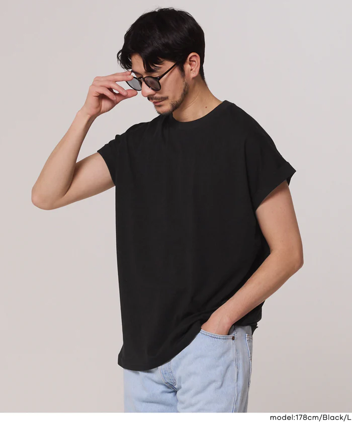 スリーブレスコットンTシャツ メンズ メール便不可 - Image 10