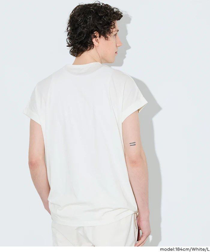 スリーブレスコットンTシャツ メンズ メール便不可 - Image 3