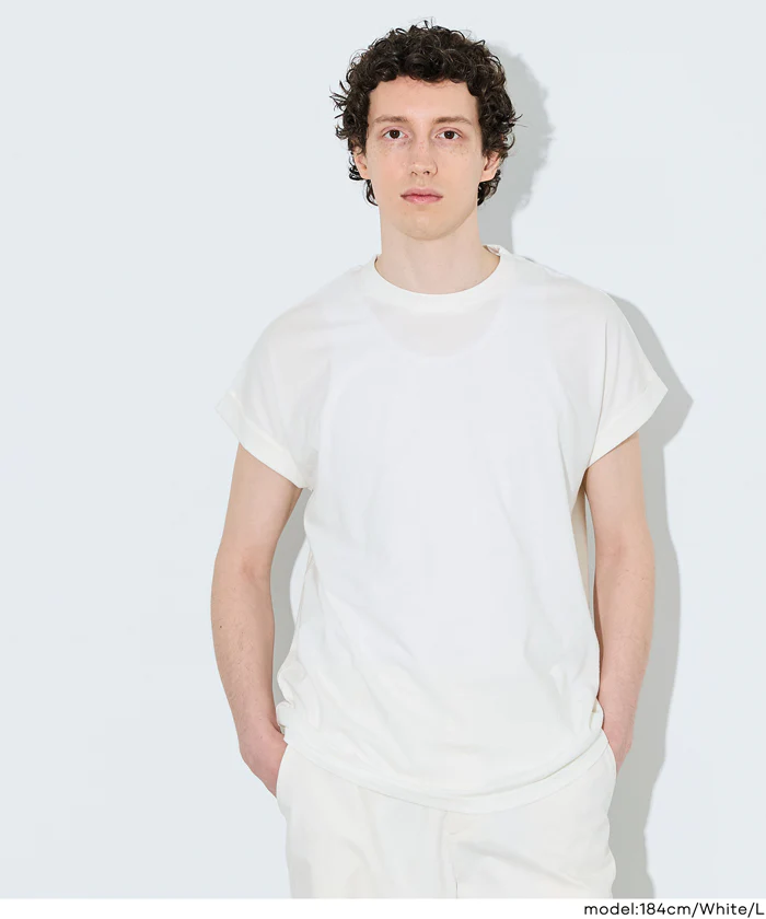 スリーブレスコットンTシャツ メンズ メール便不可 - Image 6