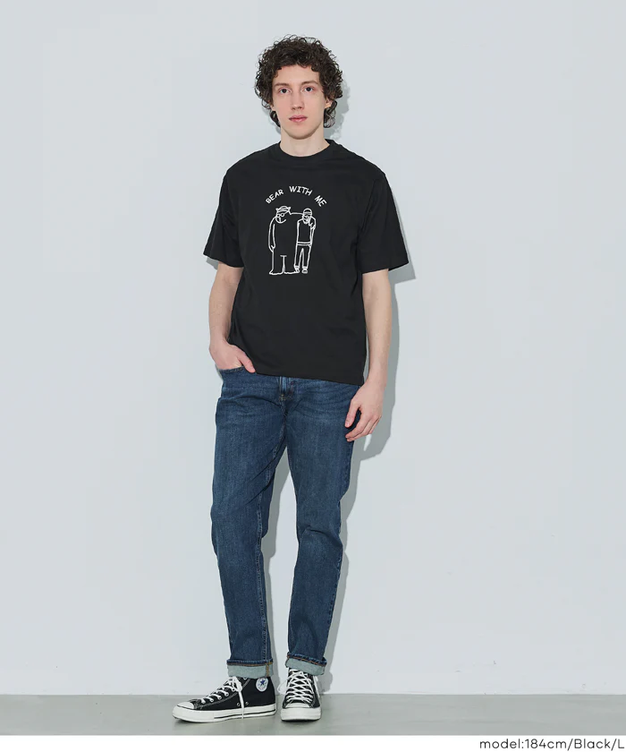 ベアプリントTシャツ メンズ レディース メール便不可 - Image 10