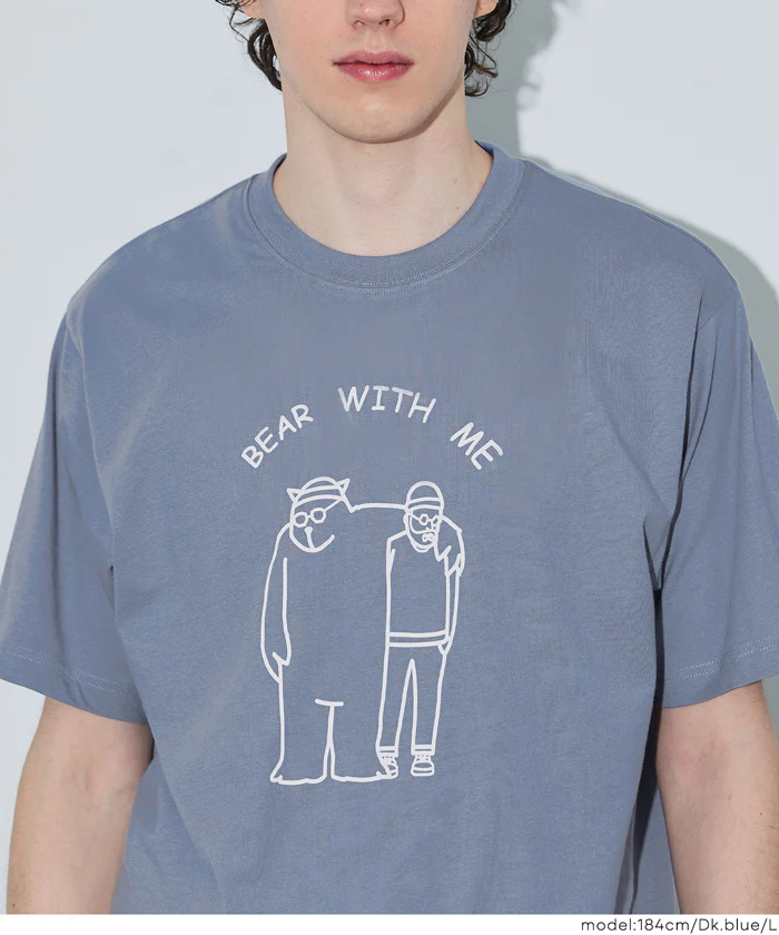 ベアプリントTシャツ メンズ レディース メール便不可 - Image 15