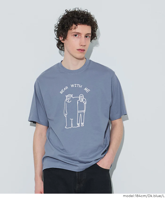 ベアプリントTシャツ メンズ レディース メール便不可 - Image 17