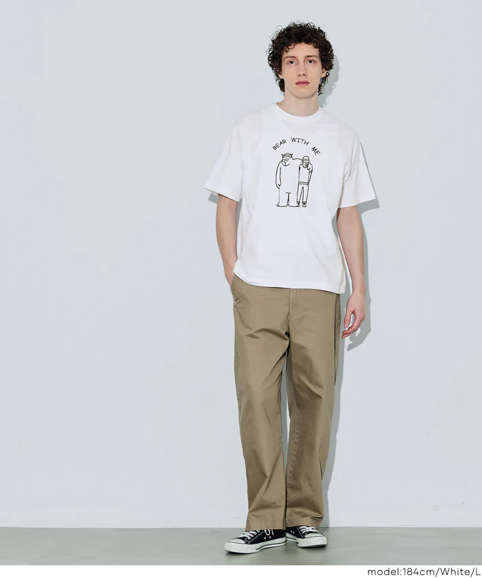 ベアプリントTシャツ メンズ レディース メール便不可 - Image 2
