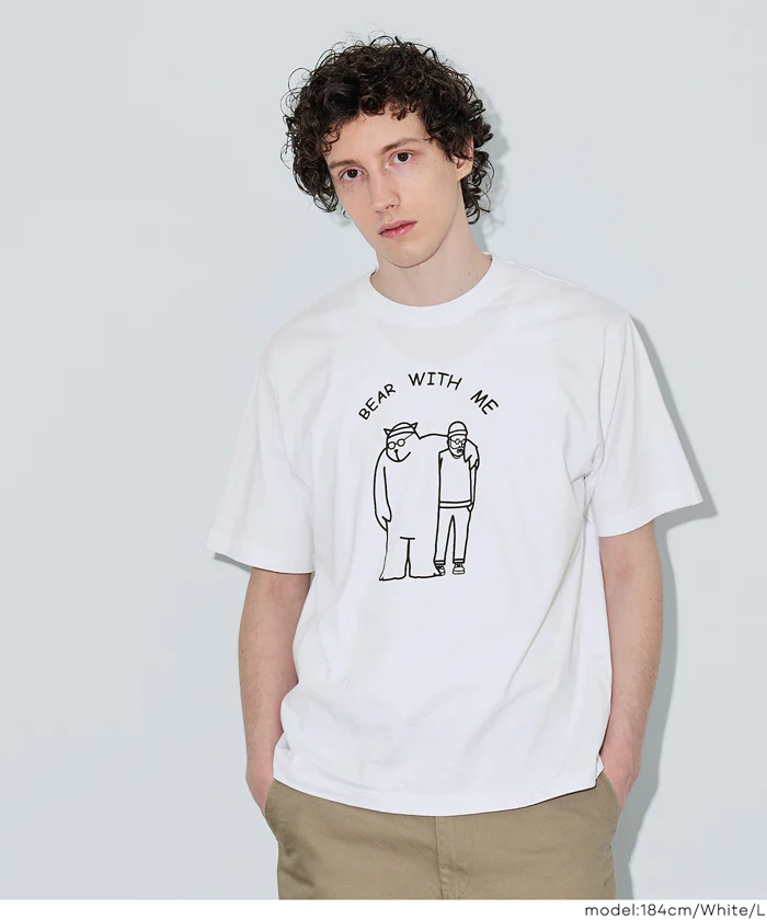 ベアプリントTシャツ メンズ レディース メール便不可 - Image 4