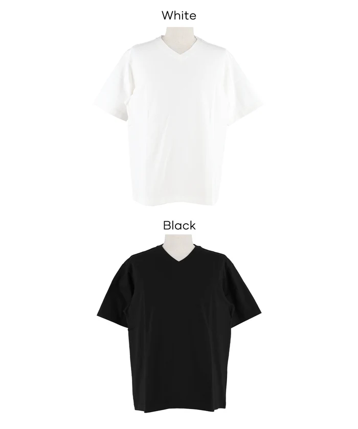 ベーシックVネック半袖Tシャツ メンズ レディース メール便不可 - Image 14