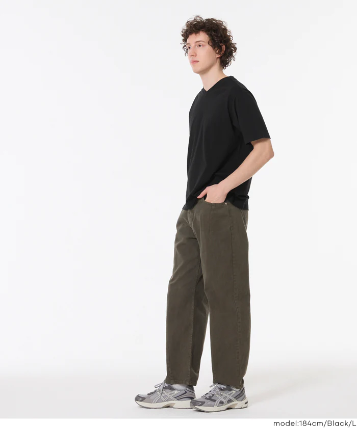ベーシックVネック半袖Tシャツ メンズ レディース メール便不可 - Image 6