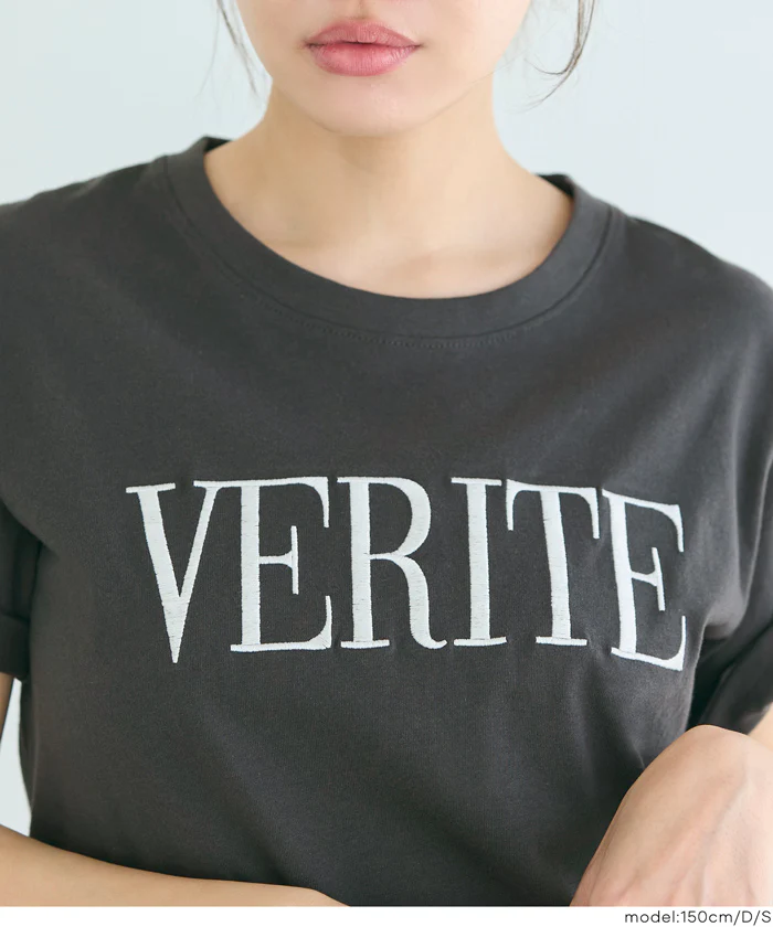 クルーネックロゴTシャツ レディース メール便不可 - Image 13