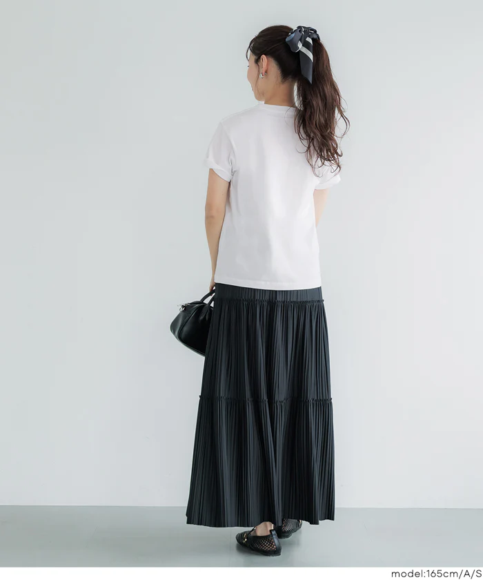 クルーネックロゴTシャツ レディース メール便不可 - Image 16