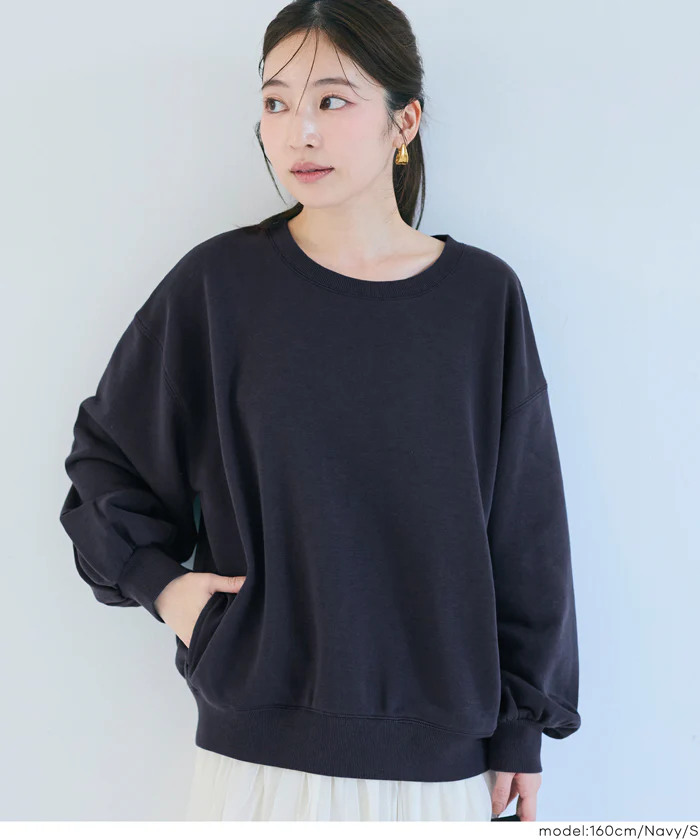 セール★2490円→1990円 ヘビーウェイト裏毛ポケット付きスウェット レディース メール便不可 - Image 11
