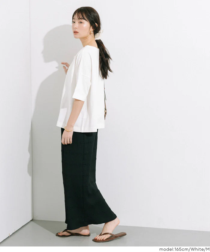ビッグシルエットTシャツ レディース メール便不可 - Image 4