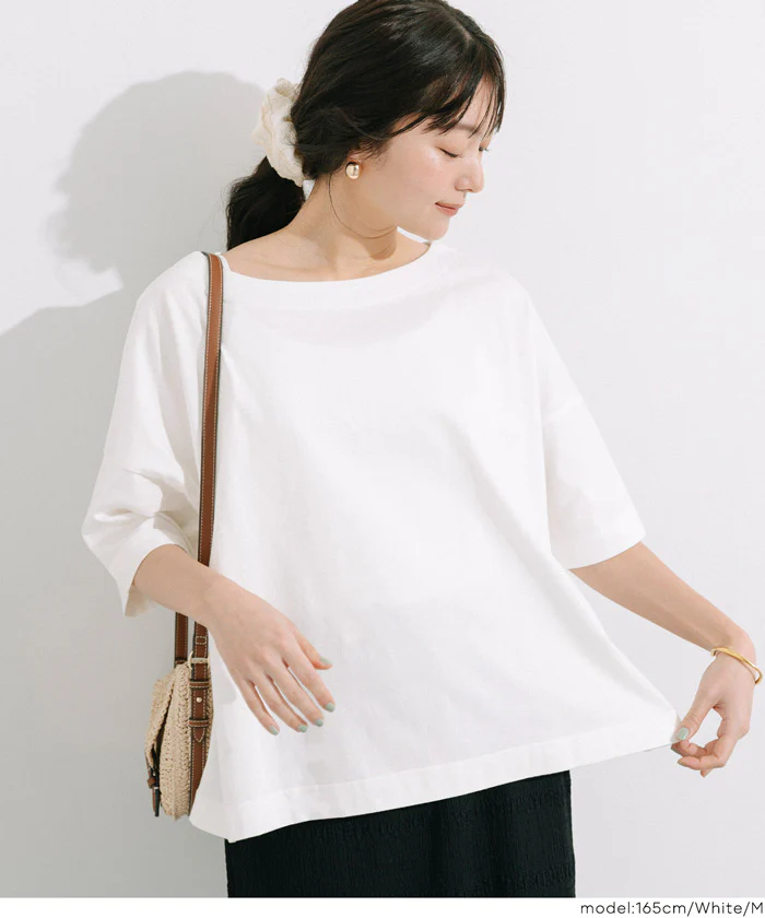 ビッグシルエットTシャツ レディース メール便不可 - Image 5