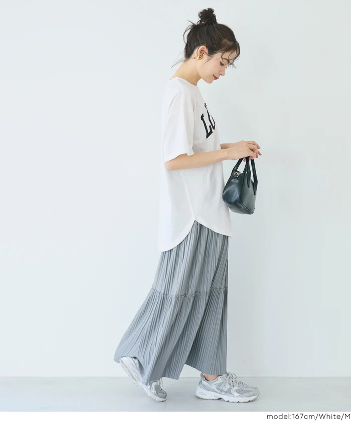 GW限定セール★ テールカットカレッジビッグTシャツ レディース メール便不可 - Image 16