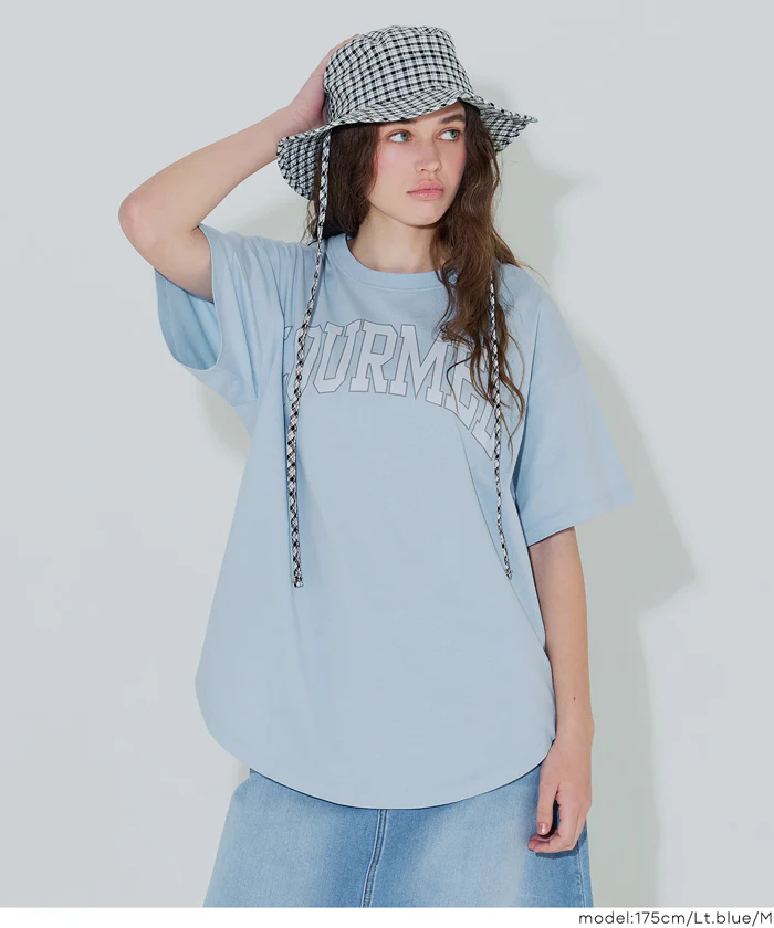 GW限定セール★ テールカットカレッジビッグTシャツ レディース メール便不可 - Image 19