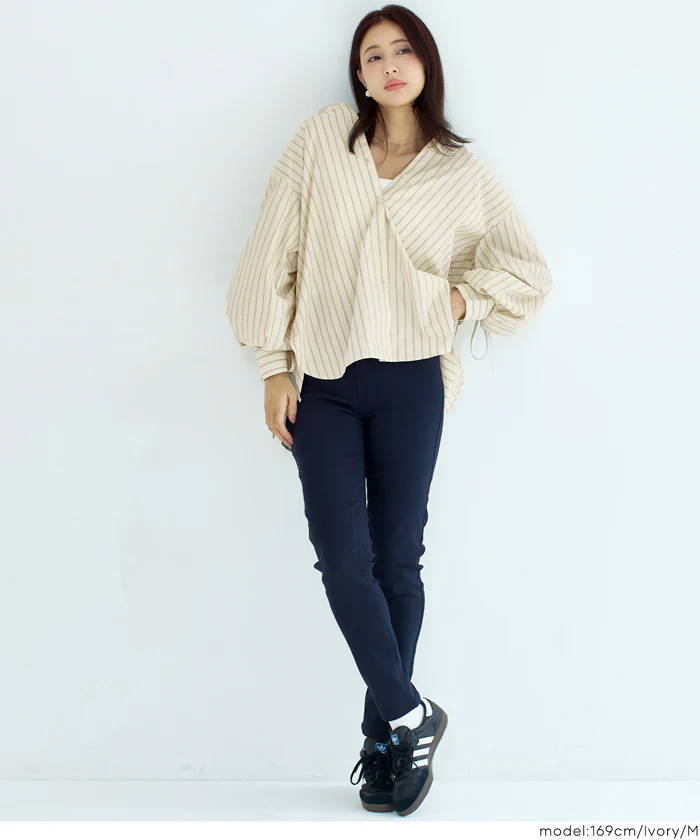袖シャーリングシャツ レディース メール便不可 - Image 11