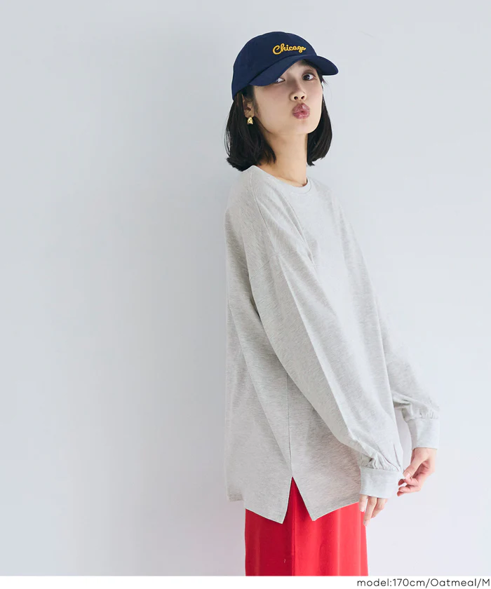 コットンビッグシルエットTシャツ レディース メール便不可 - Image 11
