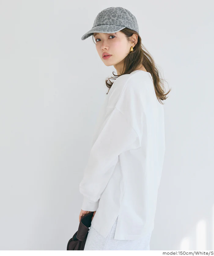 コットンビッグシルエットTシャツ レディース メール便不可 - Image 3