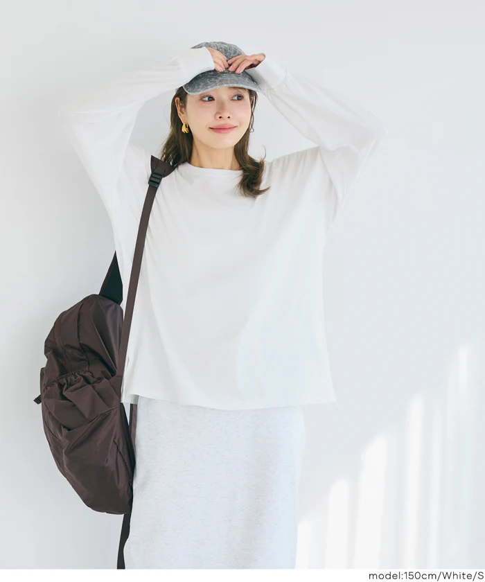 コットンビッグシルエットTシャツ レディース メール便不可 - Image 4