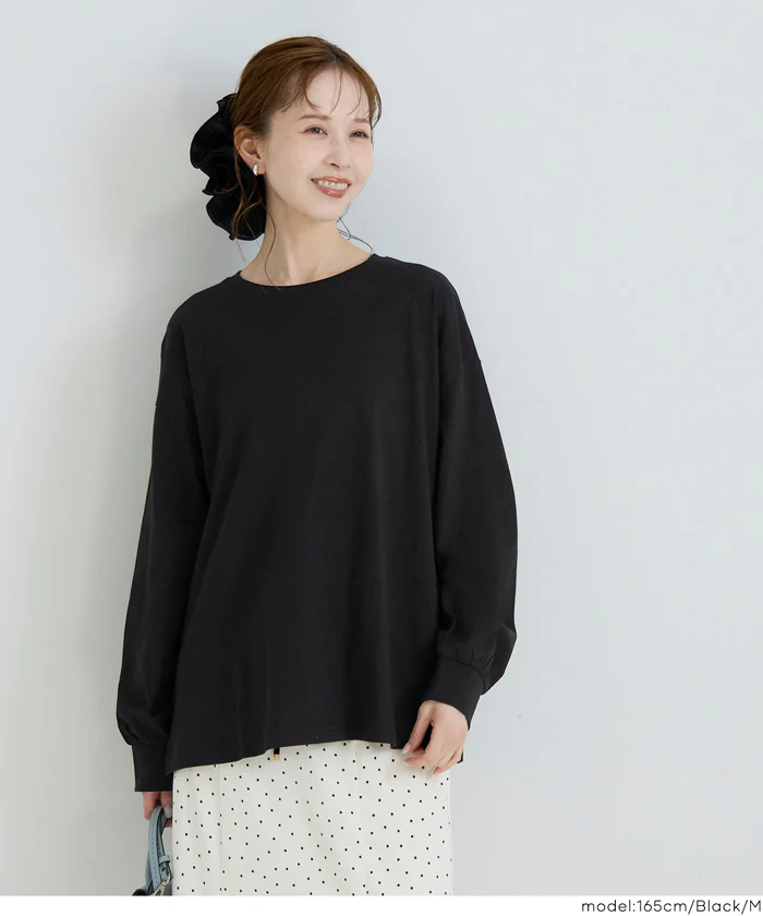 コットンビッグシルエットTシャツ レディース メール便不可 - Image 6
