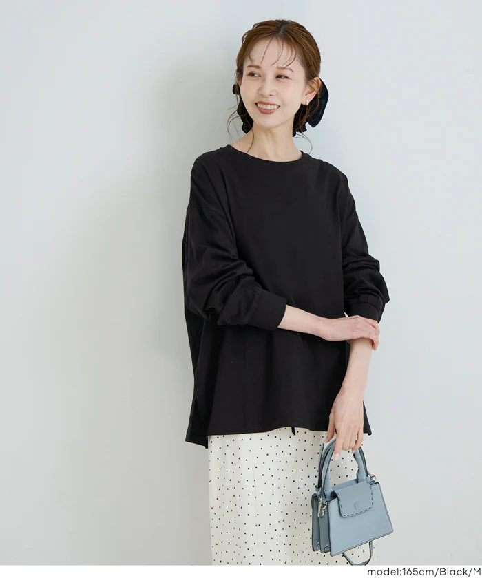 コットンビッグシルエットTシャツ レディース メール便不可 - Image 9