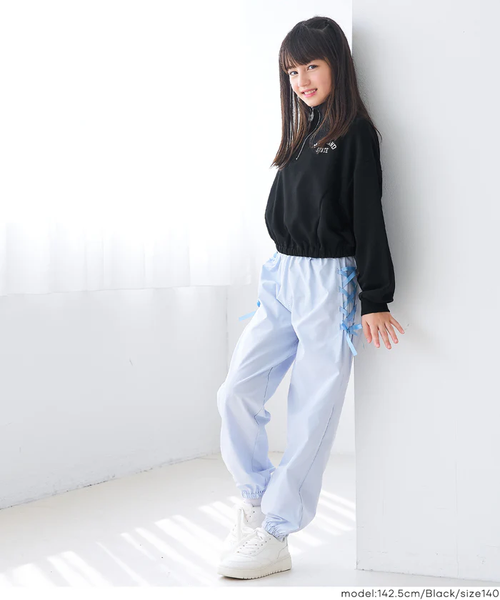 ハーフジップスウェットトップス キッズ メール便不可 - Image 4