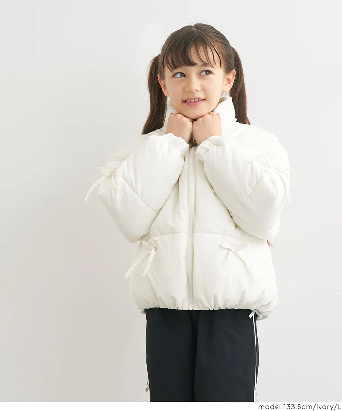 セール★3990円→990円 中綿リボンブルゾン キッズ メール便不可 - Image 9