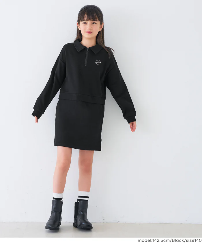 セール★2290円→990円 ドッキングスウェットワンピース キッズ メール便不可 - Image 11