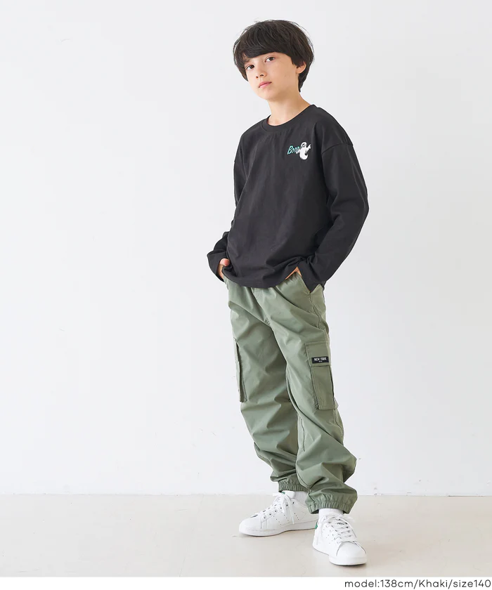 セール★1990円→990円 ロゴネームパラシュートパンツ キッズ メール便不可 - Image 7