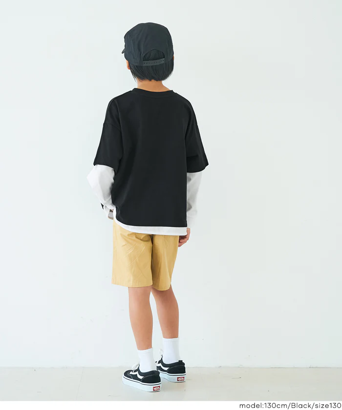 レイヤード長袖Tシャツ キッズ メール便不可 - Image 10