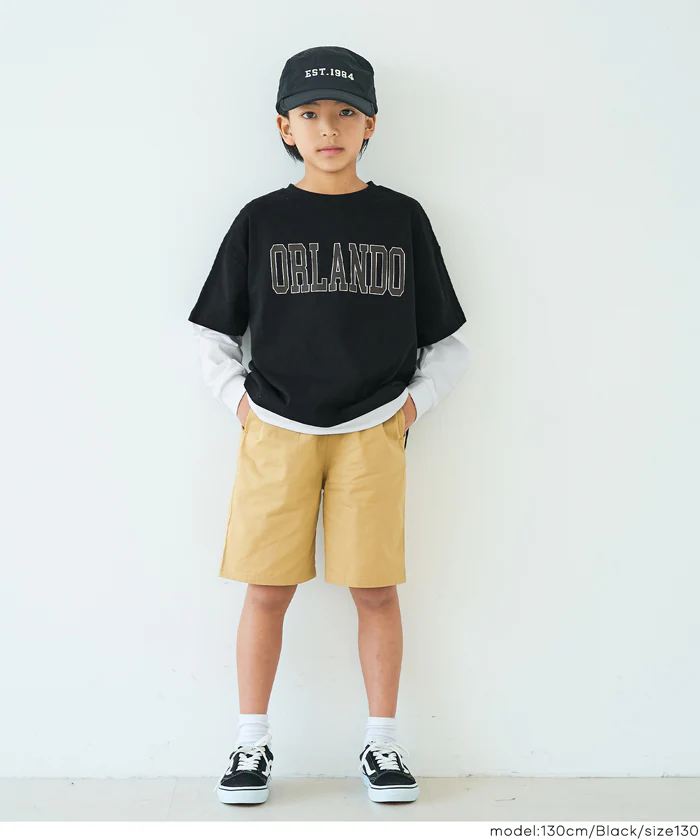 レイヤード長袖Tシャツ キッズ メール便不可 - Image 12