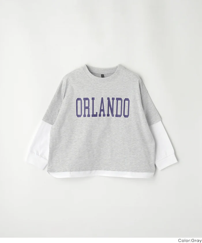 レイヤード長袖Tシャツ キッズ メール便不可 - Image 14