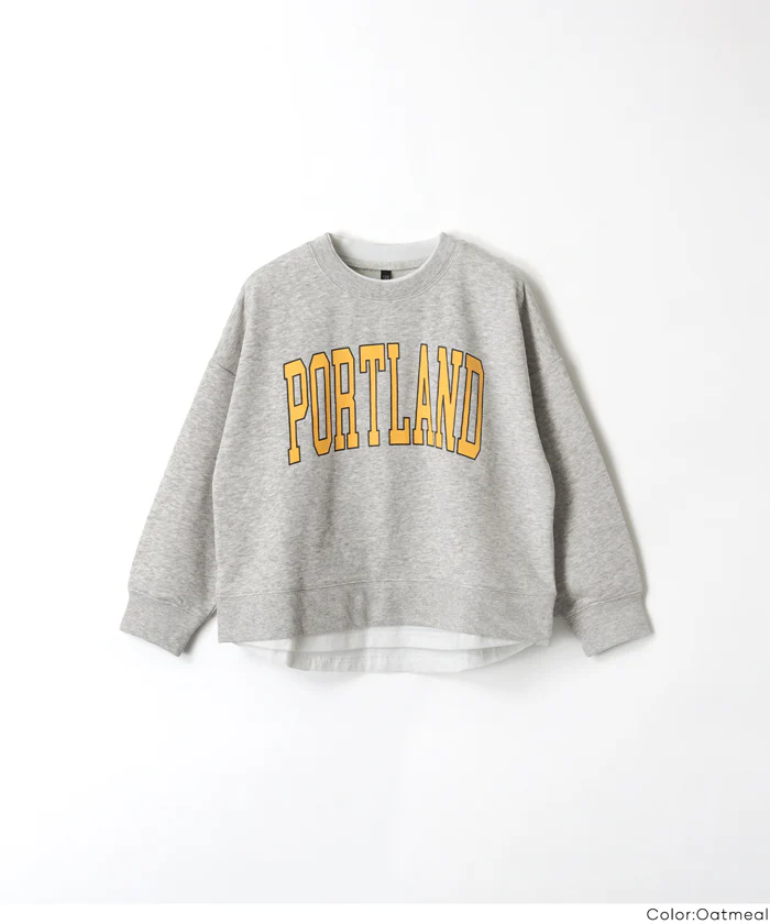 セール★1690円→1490円 レイヤードロゴスウェットトップス キッズ メール便不可 - Image 15