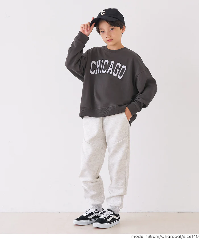 セール★1490円→990円 ワッペンスウェットトップス キッズ メール便不可 - Image 2