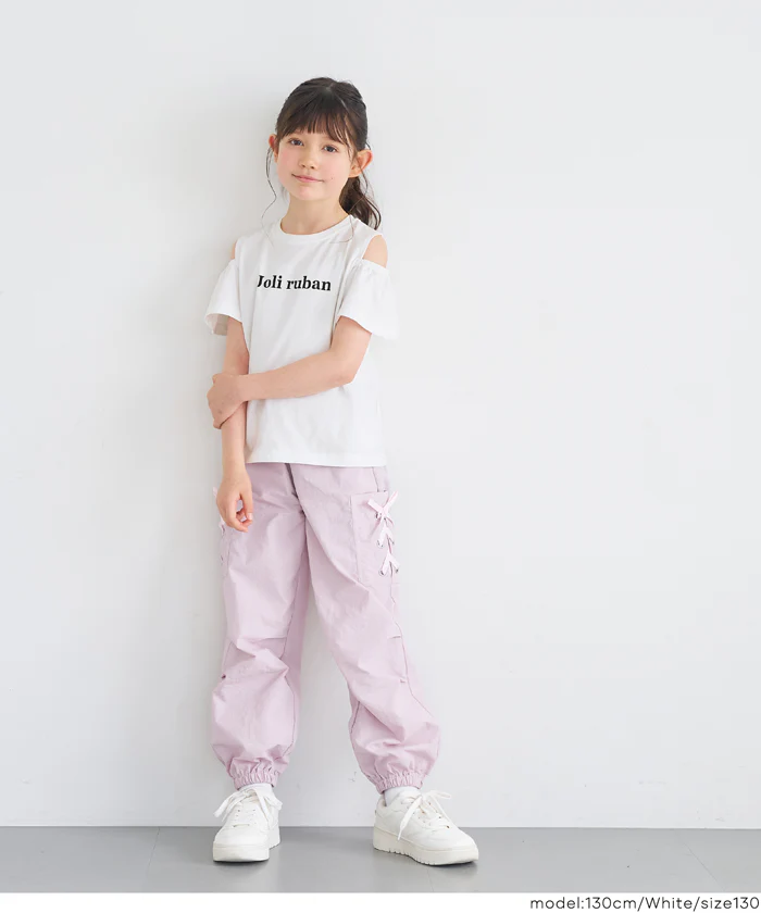 セール★990円→790円 肩あきフリルTシャツ キッズ メール便可 - Image 11