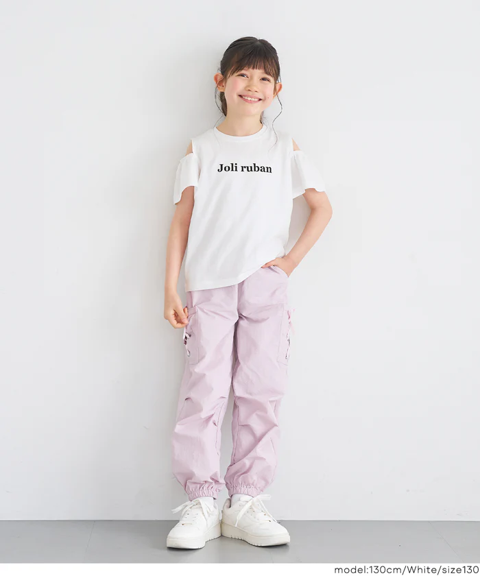 セール★990円→790円 肩あきフリルTシャツ キッズ メール便可 - Image 8