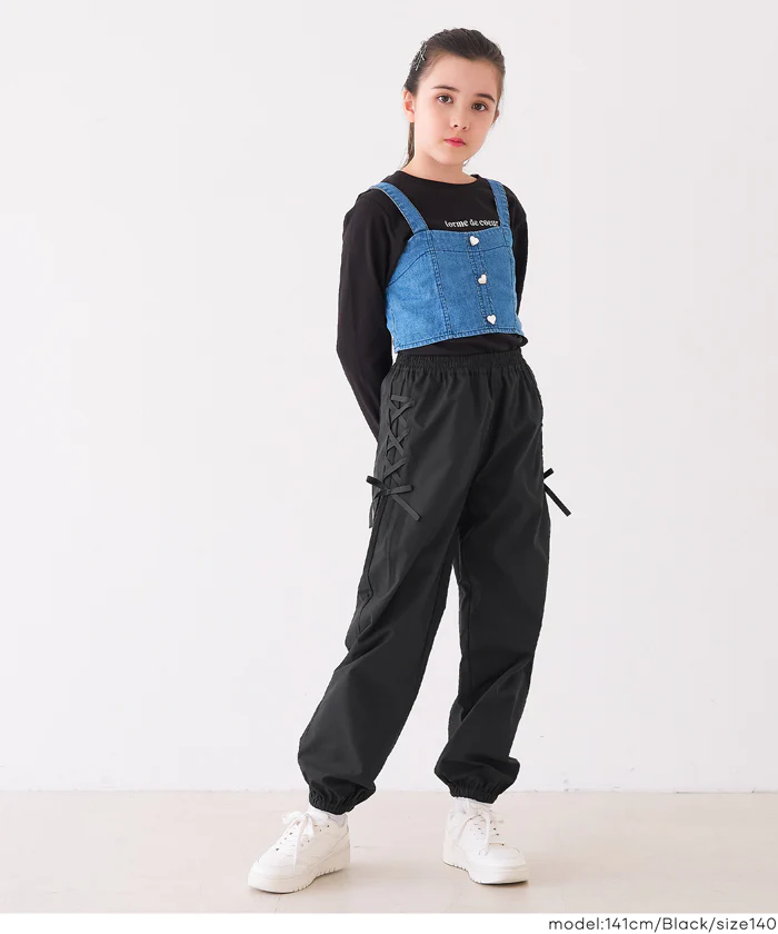 サイドレースアップパンツ キッズ メール便不可 - Image 2