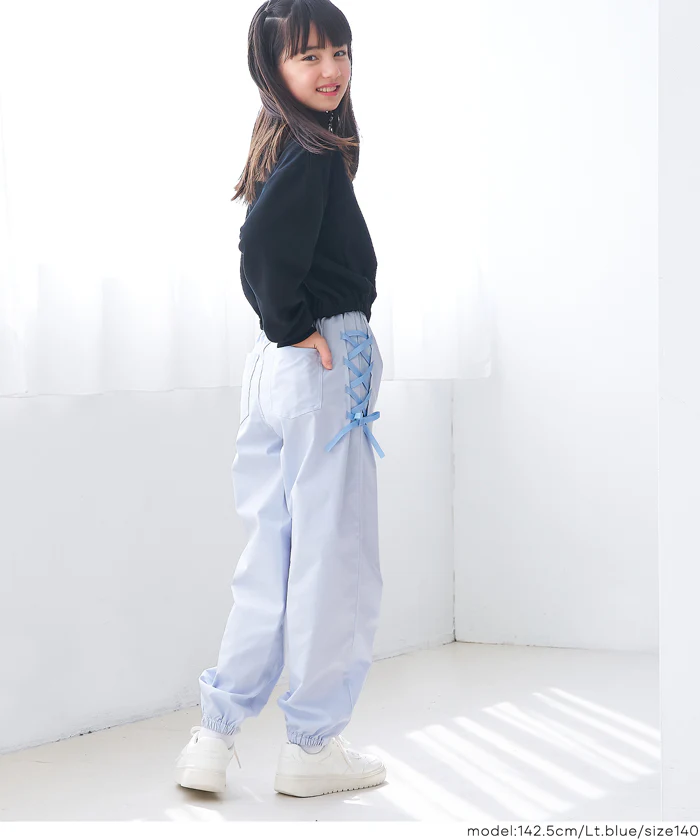 サイドレースアップパンツ キッズ メール便不可 - Image 9