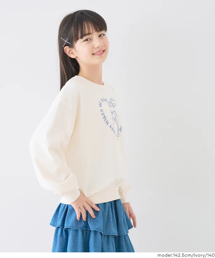 セール★1490円→550円 ウサギイラストスウェットトップス キッズ メール便不可 - Image 3