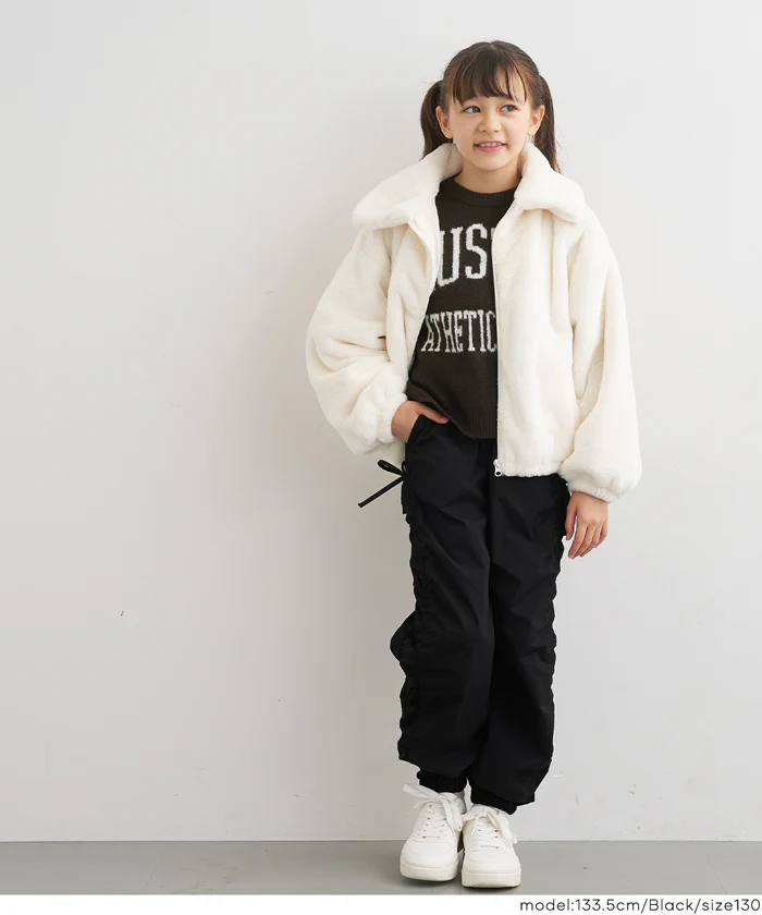 【DAILY WARM】裏微起毛サイドシャーリングパンツ キッズ メール便不可 - Image 12