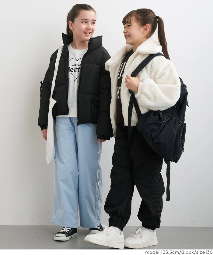 【DAILY WARM】裏微起毛サイドシャーリングパンツ キッズ メール便不可 - Image 13