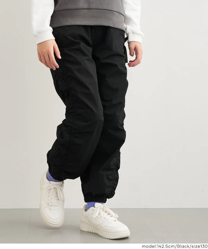 【DAILY WARM】裏微起毛サイドシャーリングパンツ キッズ メール便不可 - Image 9